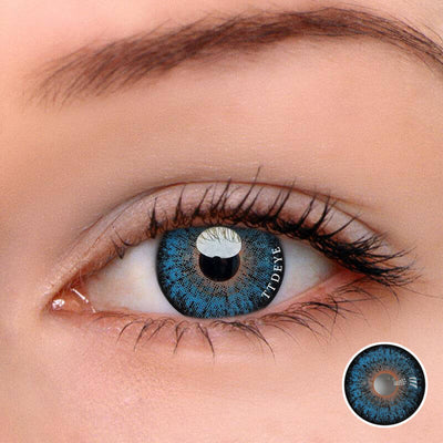 TTDeye E.T. Blue Colored Contact Lenses