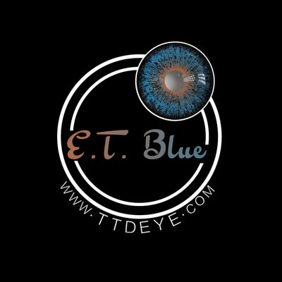 TTDeye E.T. Blue Colored Contact Lenses