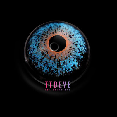 TTDeye E.T. Blue Colored Contact Lenses