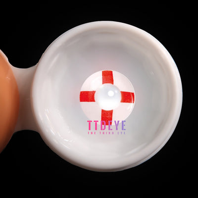 TTDeye English Flag Colored Contact Lenses