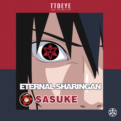 TTDeye Eternal Sharingan Sasuke Colored Contact Lenses