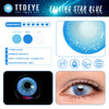 TTDeye Falling Star Blue Colored Contact Lenses