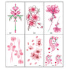 TTDeye Falling Sakura 30 Piece Tattoo Stickers