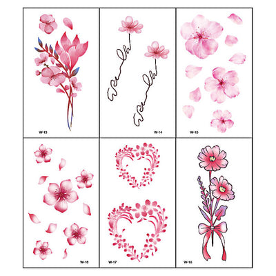 TTDeye Falling Sakura 30 Piece Tattoo Stickers