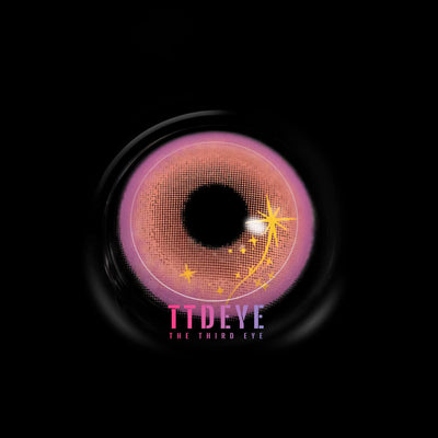 TTDeye Falling Star Pink Colored Contact Lenses