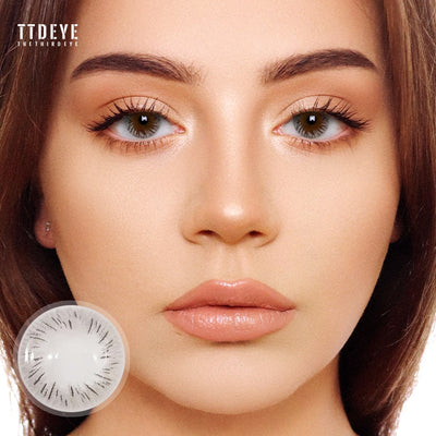 TTDeye Fireworks Grey Colored Contact Lenses