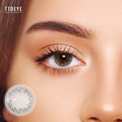 TTDeye Fireworks Grey Colored Contact Lenses