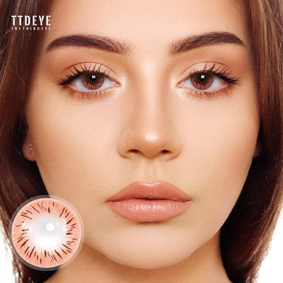 TTDeye Fireworks Pink Colored Contact Lenses