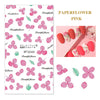 TTDeye Flower Specimens Nail Stickers