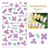 TTDeye Flower Specimens Nail Stickers