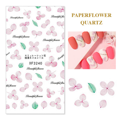 TTDeye Flower Specimens Nail Stickers