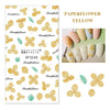 TTDeye Flower Specimens Nail Stickers