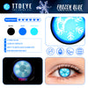 TTDeye Frozen Blue Colored Contact Lenses