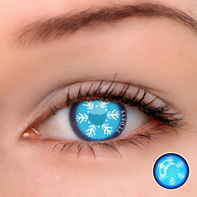 TTDeye Frozen Blue Colored Contact Lenses