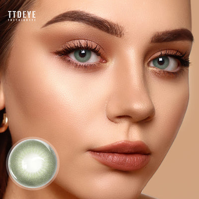 TTDeye Fuji Green Colored Contact Lenses