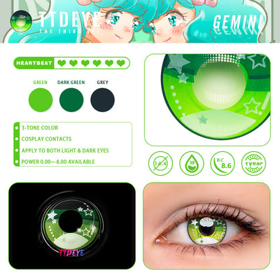 TTDeye Gemini Colored Contact Lenses