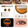 TTDeye Goat Eye Brown Colored Contact Lenses