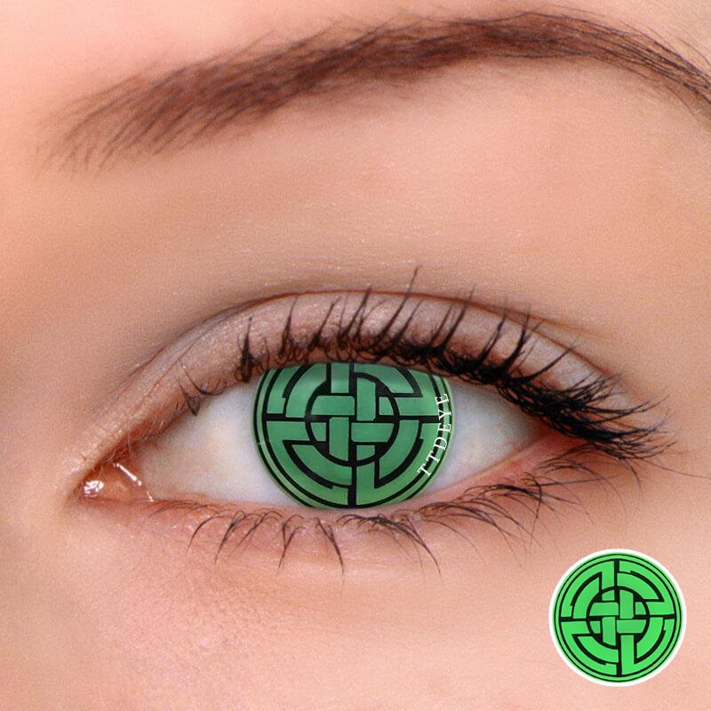 TTDeye Gordian Knot Green Colored Contact Lenses