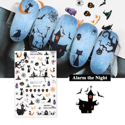 TTDeye Happy Halloween Nail Stickers