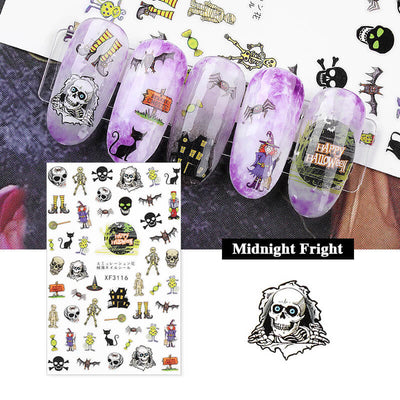 TTDeye Happy Halloween Nail Stickers