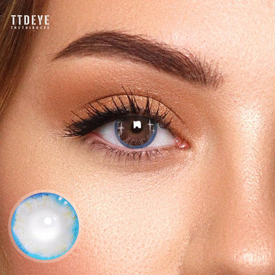 TTDeye Iceland Blue Colored Contact Lenses