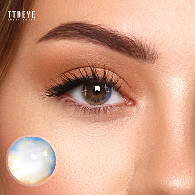 TTDeye Iceland Brown Colored Contact Lenses