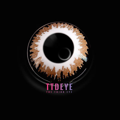 TTDeye Invasion Brown Colored Contact Lenses