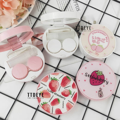 TTDeye Kawaii Strawberry Lens Case