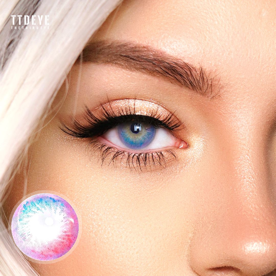 TTDeye Luna Pink Colored Contact Lenses