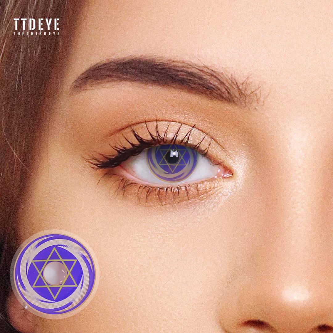 TTDeye Magic Circle Violet Colored Contact Lenses
