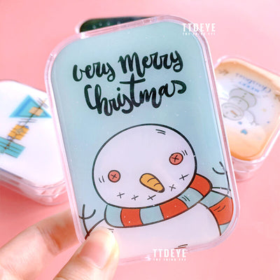 TTDeye Merry Christmas 2-in-1 Lens Case