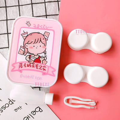 TTDeye Milk Tea 2-in-1 Lens Case