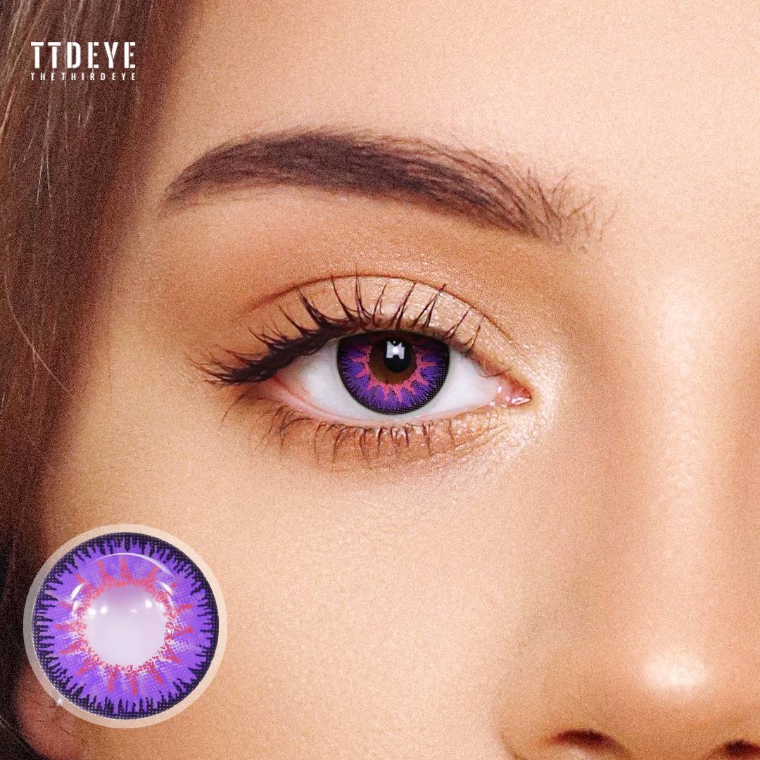 TTDeye Mystery Purple Colored Contact Lenses