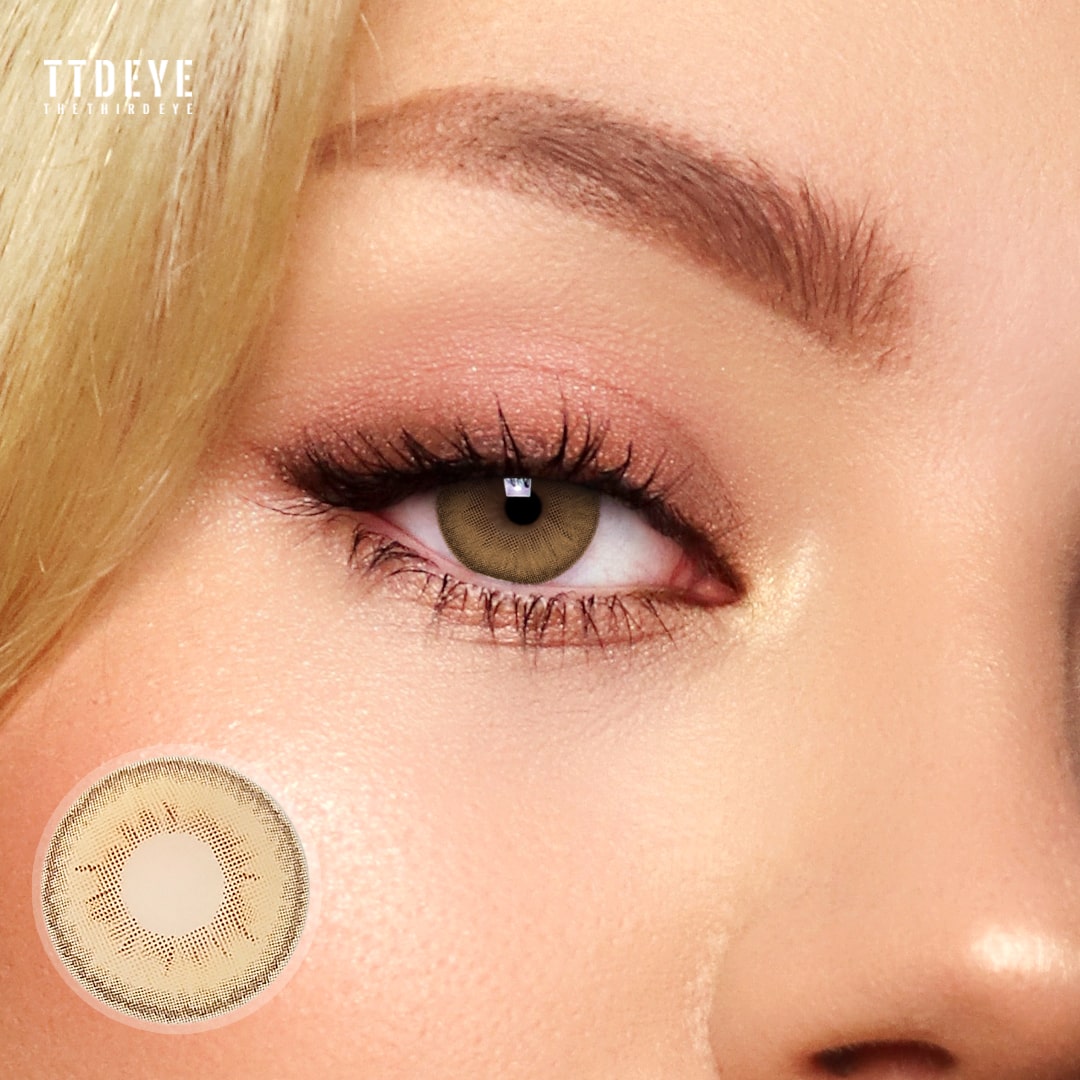 TTDeye Pper Brown Colored Contact Lenses