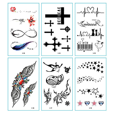 TTDeye Quill 30 Piece Tattoo Stickers