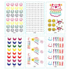 TTDeye Rainbow Rain 30 Piece Tattoo Stickers