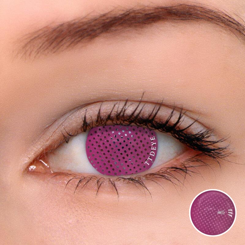 TTDeye Screen Purple Colored Contact Lenses