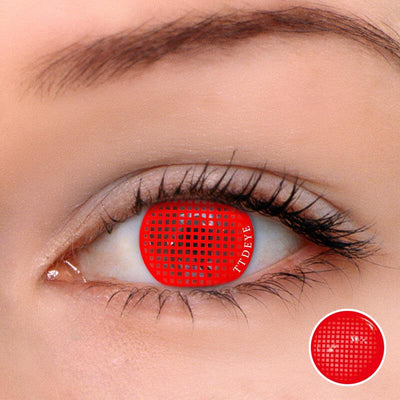 TTDeye Screen Red Colored Contact Lenses