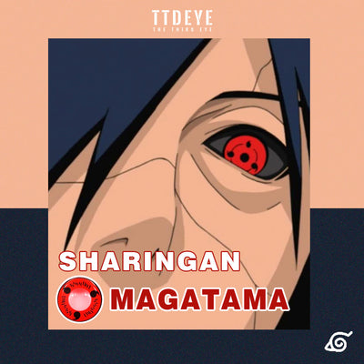 TTDeye Sharingan Magatama Colored Contact Lenses