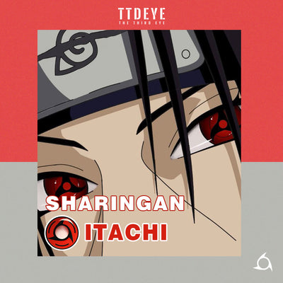 TTDeye Sharingan Itachi Colored Contact Lenses