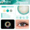 REAL x TTDeye Silk Green Colored Contact Lenses