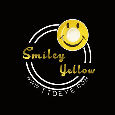 TTDeye Smiley Yellow Colored Contact Lenses