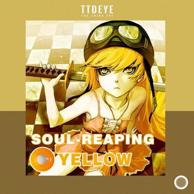 TTDeye Soul Reaping Yellow Colored Contact Lenses