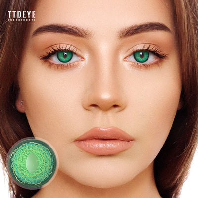 TTDeye Space Gate Green Colored Contact Lenses