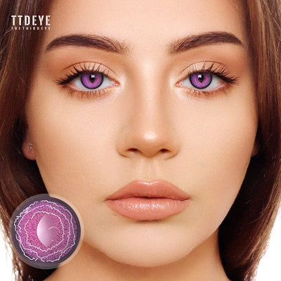 TTDeye Space Gate Purple Colored Contact Lenses