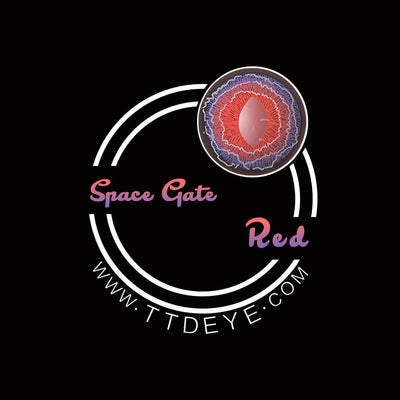 TTDeye Space Gate Red Colored Contact Lenses