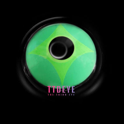 TTDeye Star Green Colored Contact Lenses