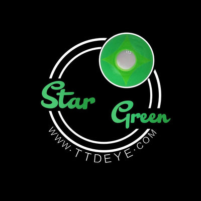 TTDeye Star Green Colored Contact Lenses