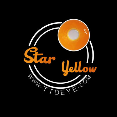 TTDeye Star Yellow Colored Contact Lenses