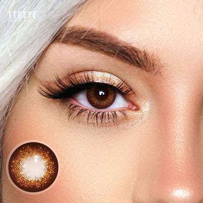 TTDeye Starshine Doll Brown Colored Contact Lenses